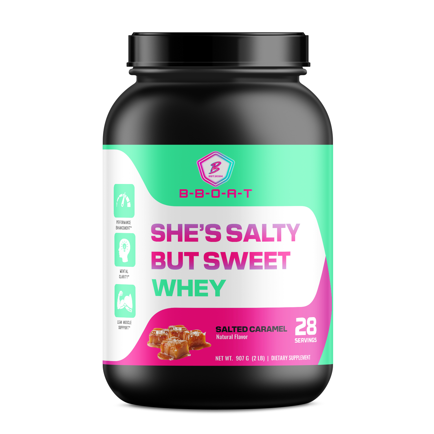 PROTEIN POWDER salted caramel flavor