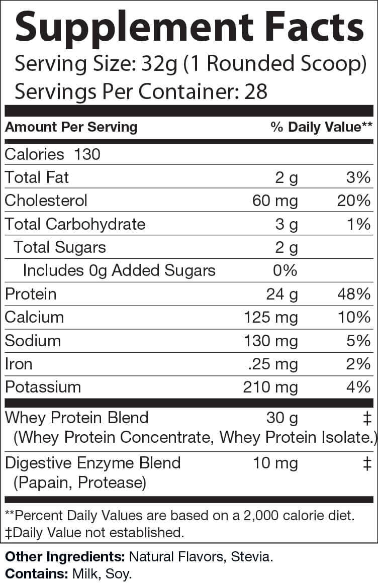 PROTEIN POWDER salted caramel flavor